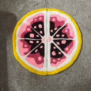 Colorful Citrus Slice Rug